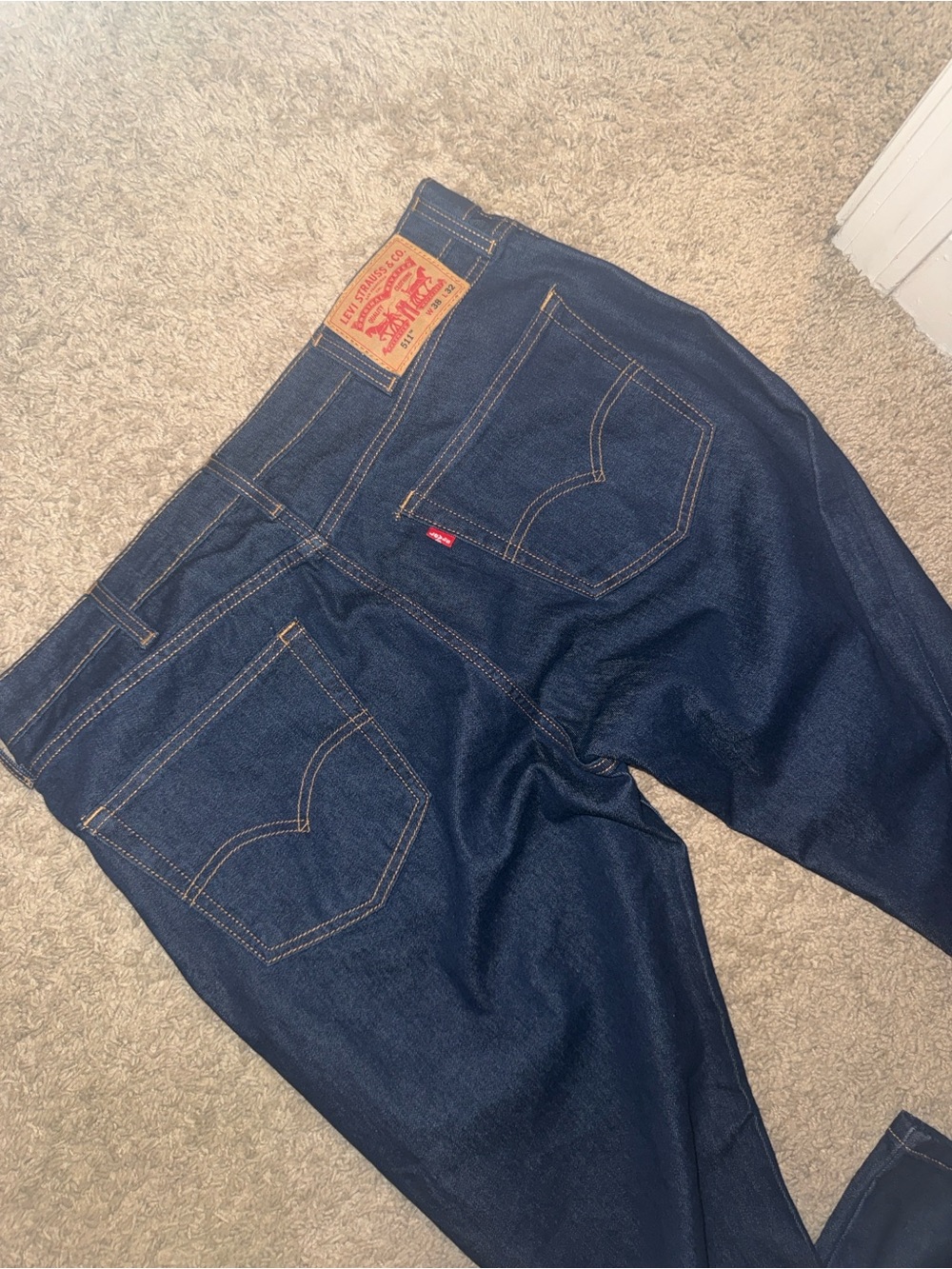 Levi's Men's Indigo Straight Leg Jeans